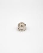 Wide wrap around band ring