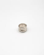 Wide wrap around band ring