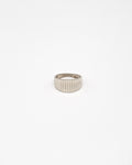 Grooved band ring