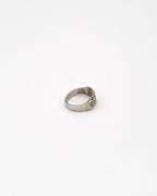 Woven design band ring