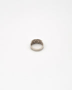 Woven design band ring