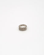 Woven design band ring