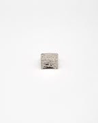 Hammered finish square ring