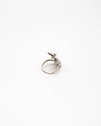 Sterling silver open hand ring