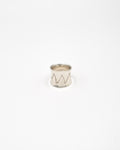 Engraved pattern cuff ring