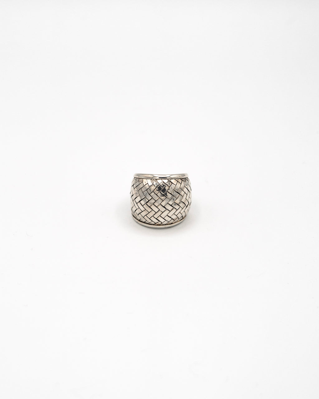 Wide Thai braided dome ring