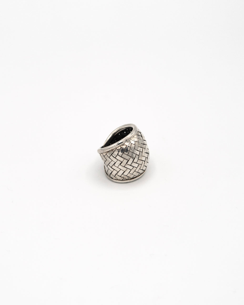 Wide Thai braided dome ring