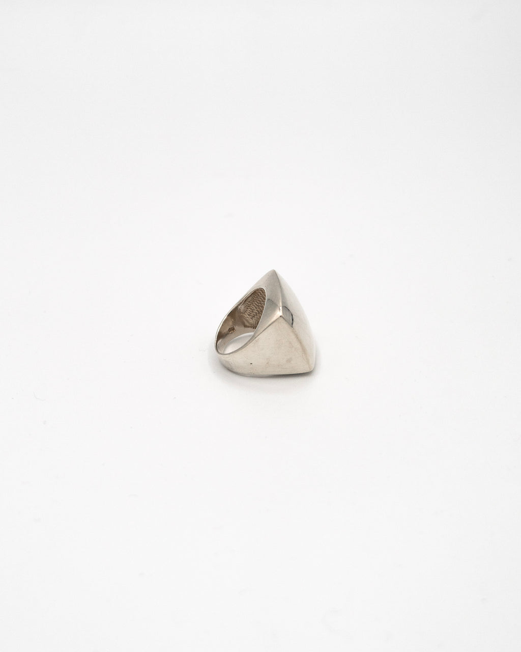 Hollow square dome ring