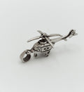 Helicopter pendant with moving rotor blade