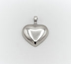 Small dome heart pendant
