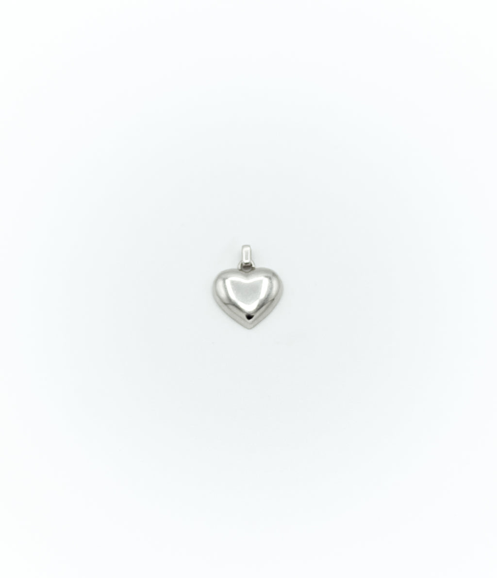 Small dome heart pendant