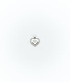 Small dome heart pendant