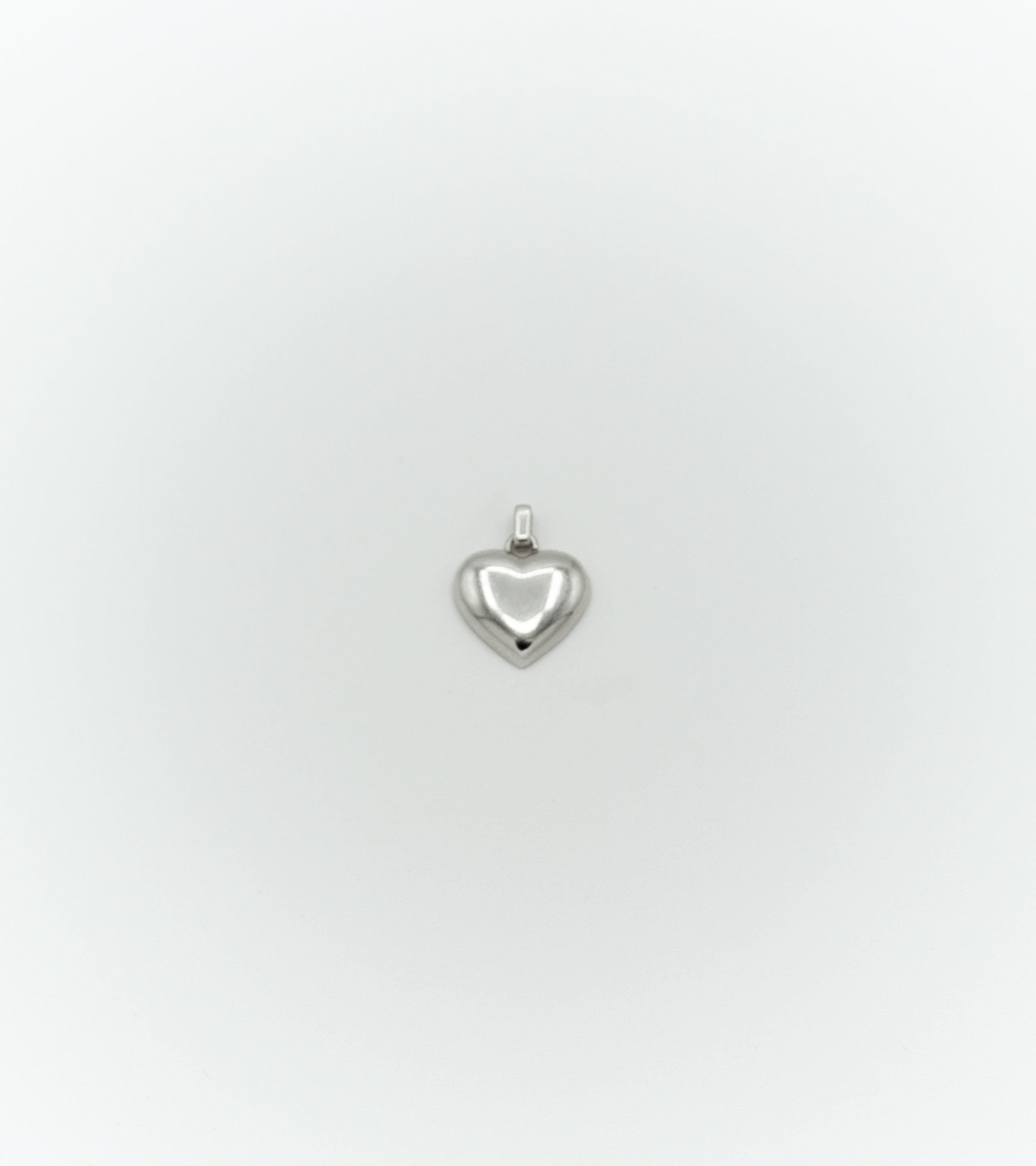 Small dome heart pendant