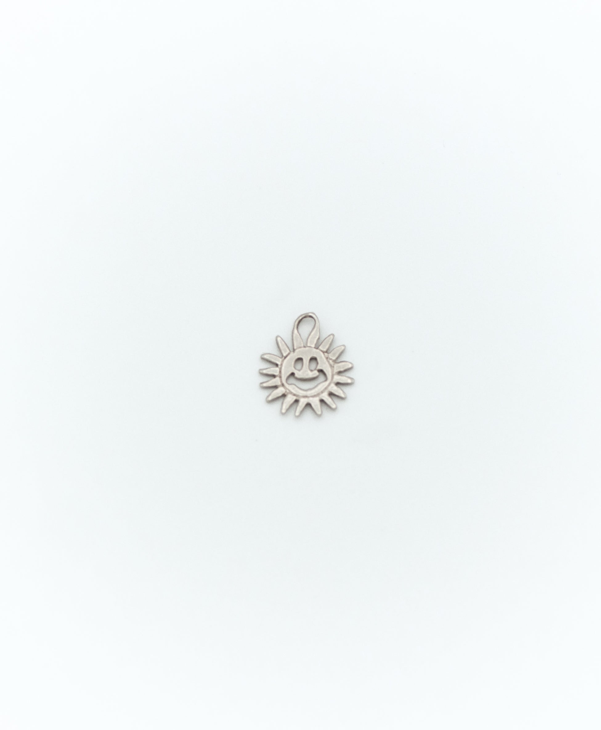Small smiley sun pendant