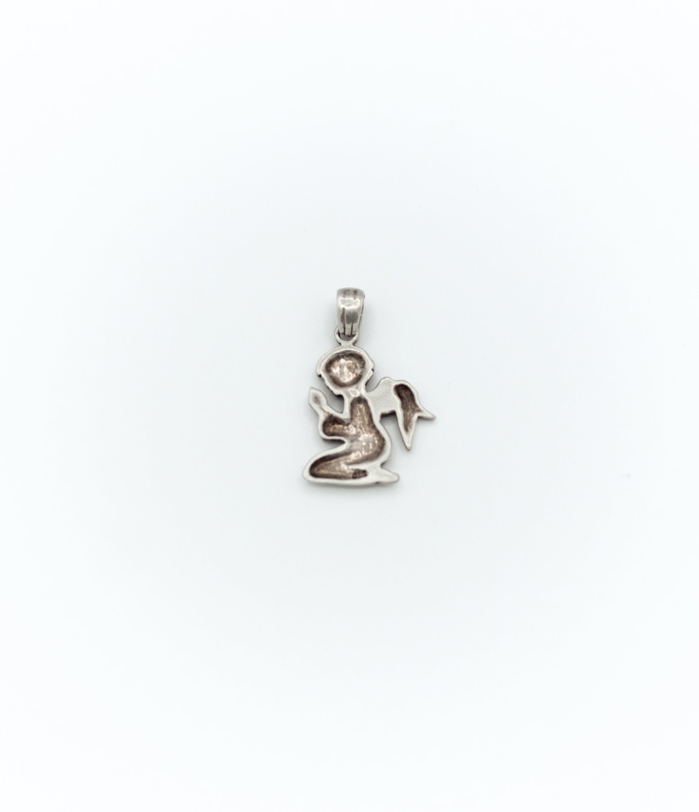 Praying cherub pendant