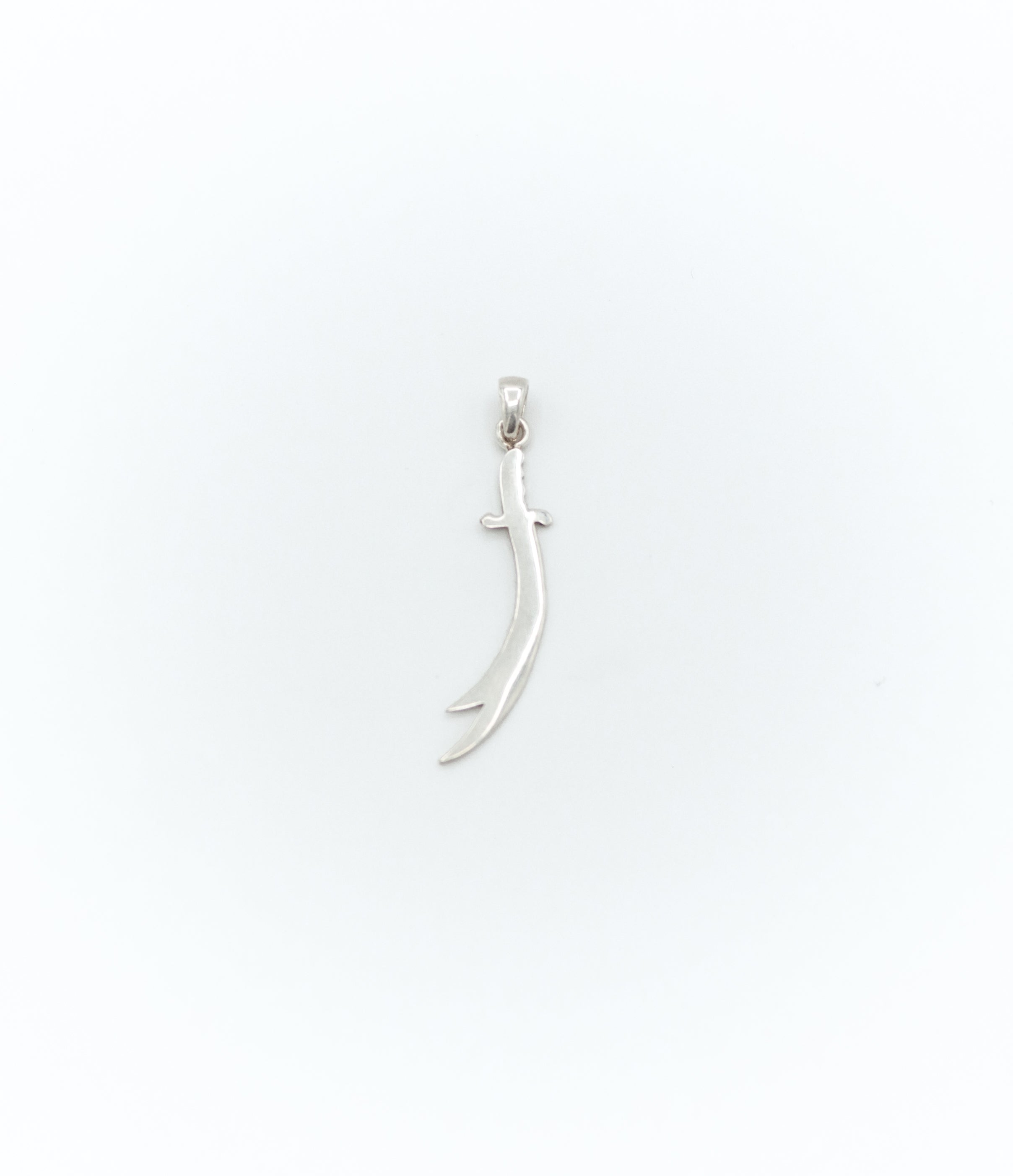 Sterling silver sword pendant