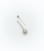 Single barbell stud earring