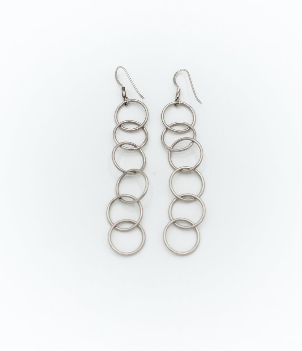Looped drop earrings