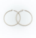 Rope hoop earrings