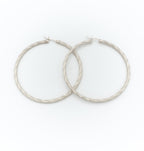 Rope hoop earrings