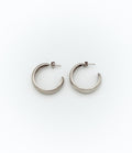 Small open hoop earrings