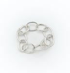 Oval chain link bracelet