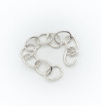 Oval chain link bracelet