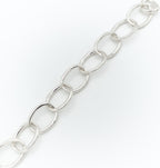 Oval chain link bracelet