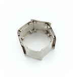 Elastic square cuff bracelet