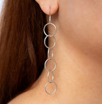Looped drop earrings