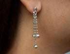 Beaded dangle earrings