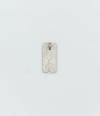 Rectangle carved ‘’Perfect’’ pendant