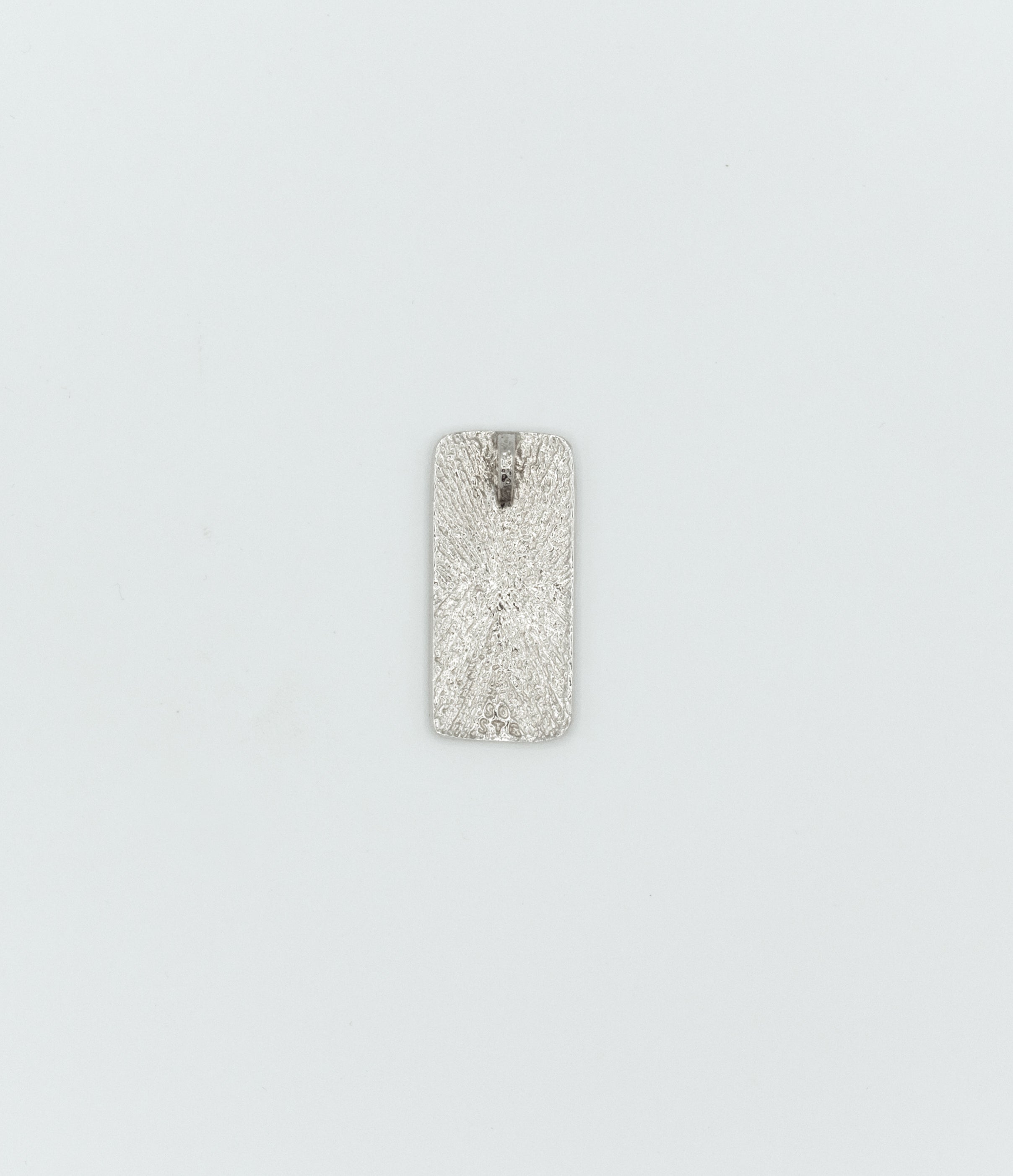 Rectangle carved ‘’Perfect’’ pendant