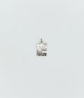 Textured letter ‘’E’’ pendant
