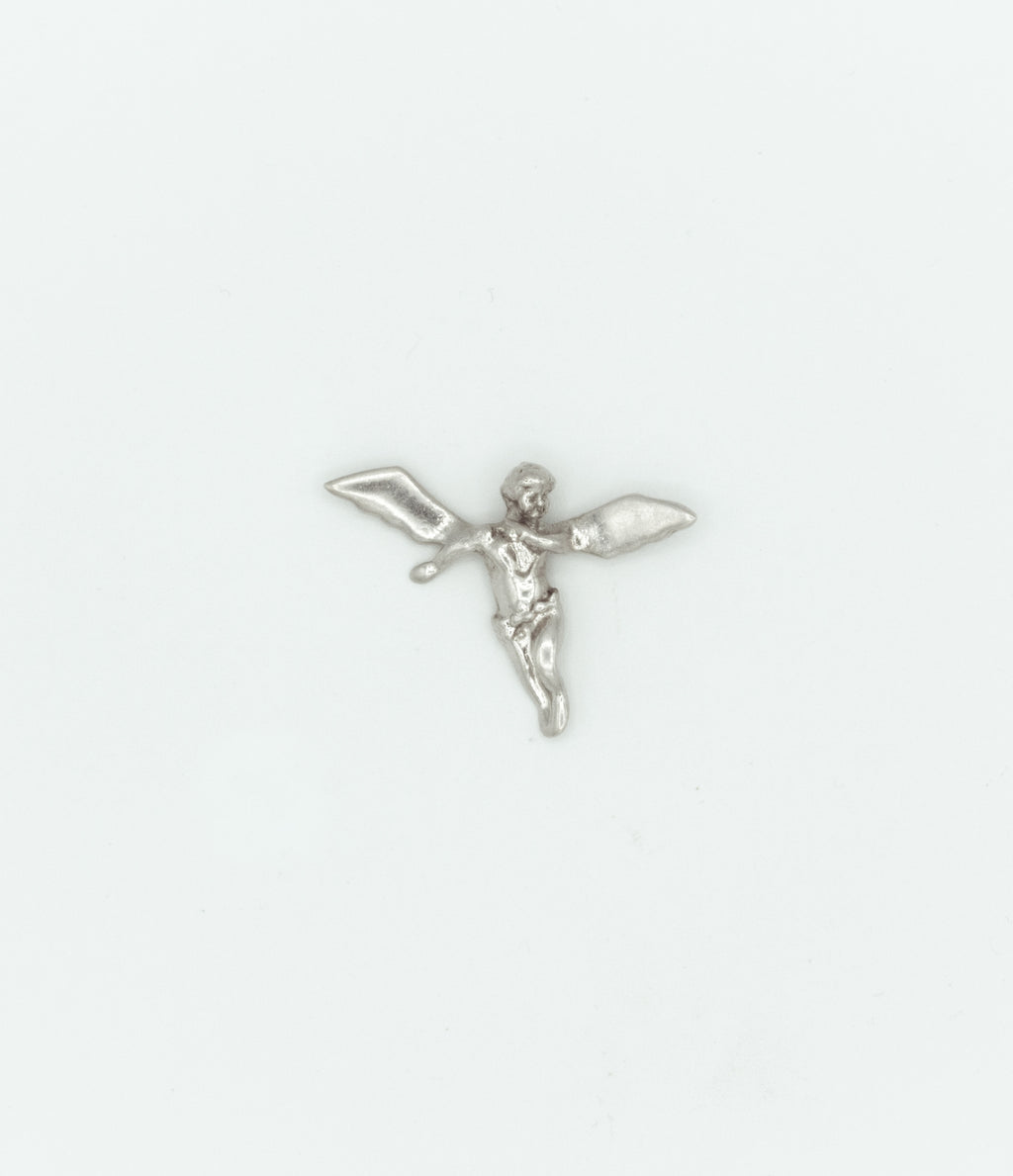 Flying cherub pendant