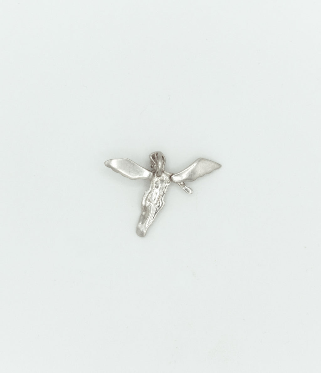 Flying cherub pendant