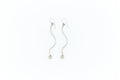 Wavy dangle earrings